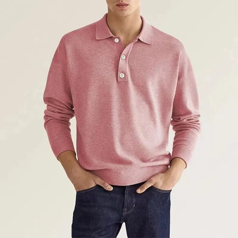Leo - Long-Sleeve Polo Shirt