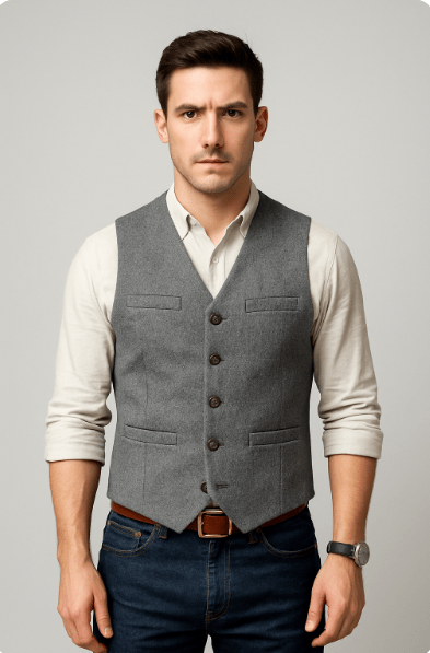 Grayson - Tailored Blazer Vest