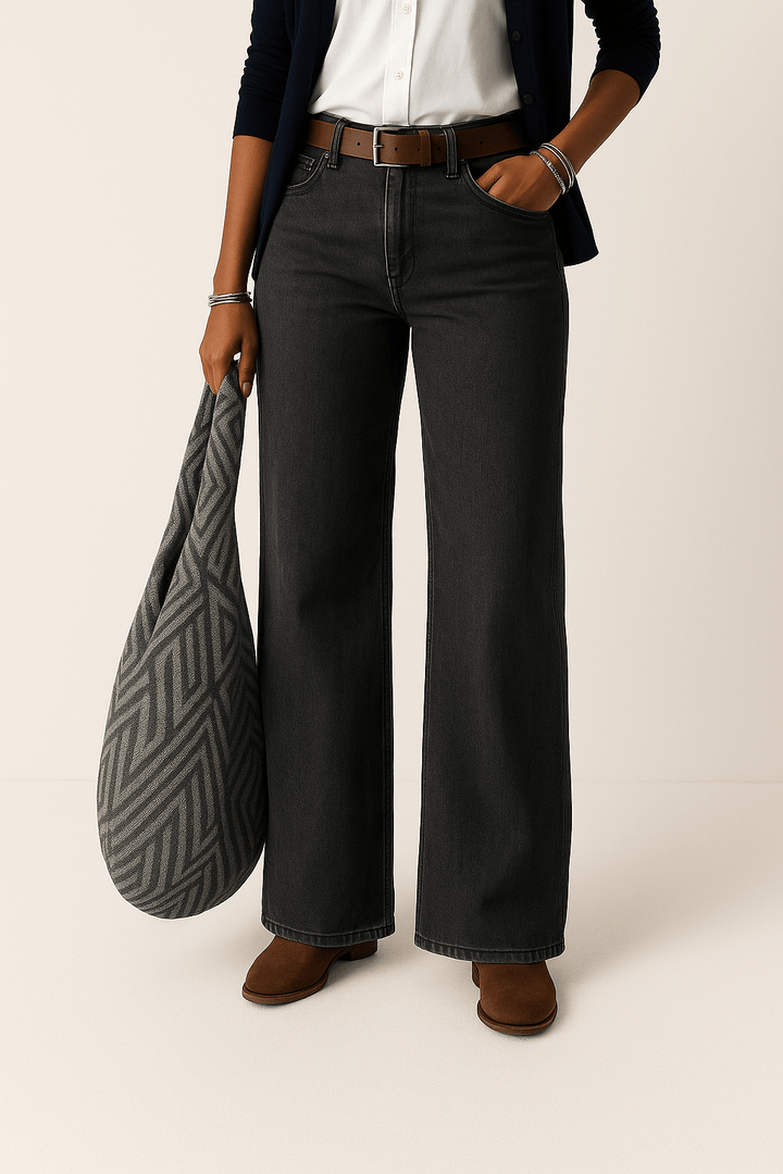Amelia - Wide Leg Denim Jeans