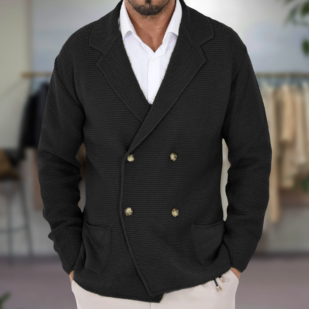 Declan - Double-Breasted Cardigan