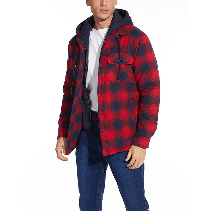 Parker - Checked Hooded Jacket
