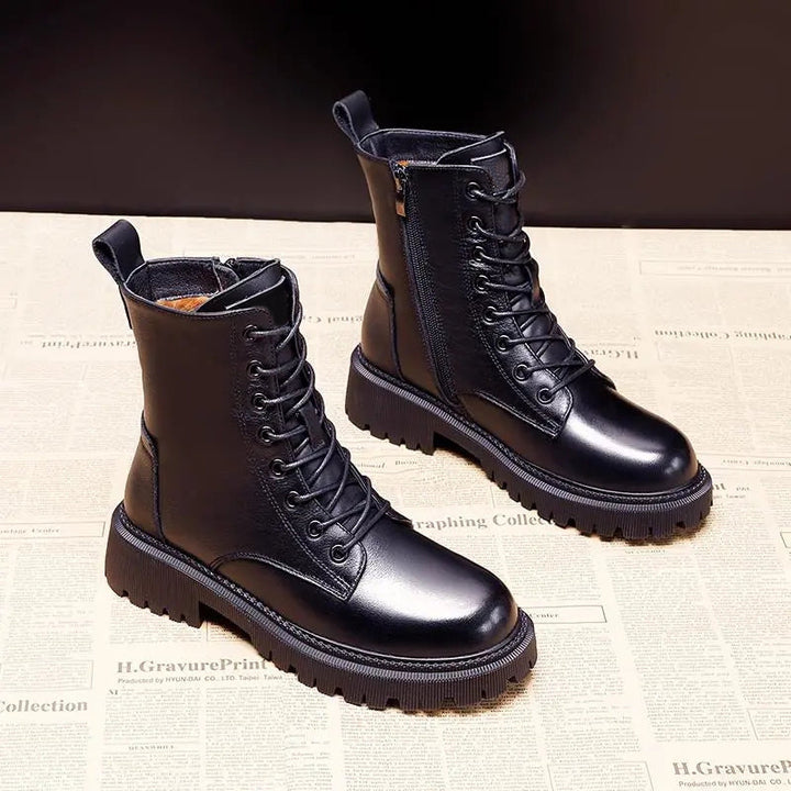 Holly - Winter Combat Boots
