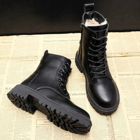 Holly - Winter Combat Boots