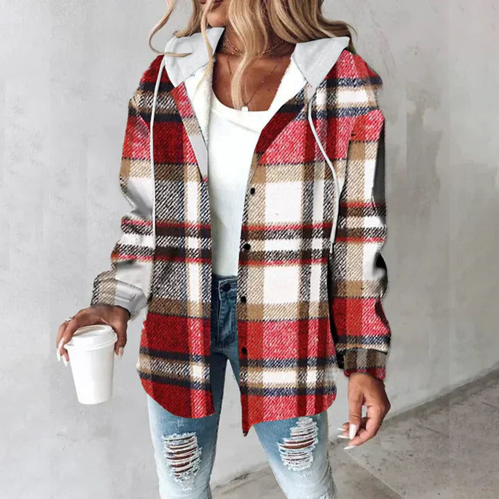 Susan - Plaid Shirt Jacket