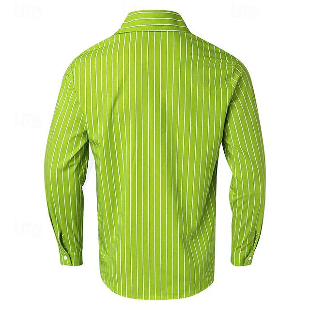 Luke - Striped Button-Up Shirt