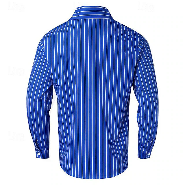 Luke - Striped Button-Up Shirt